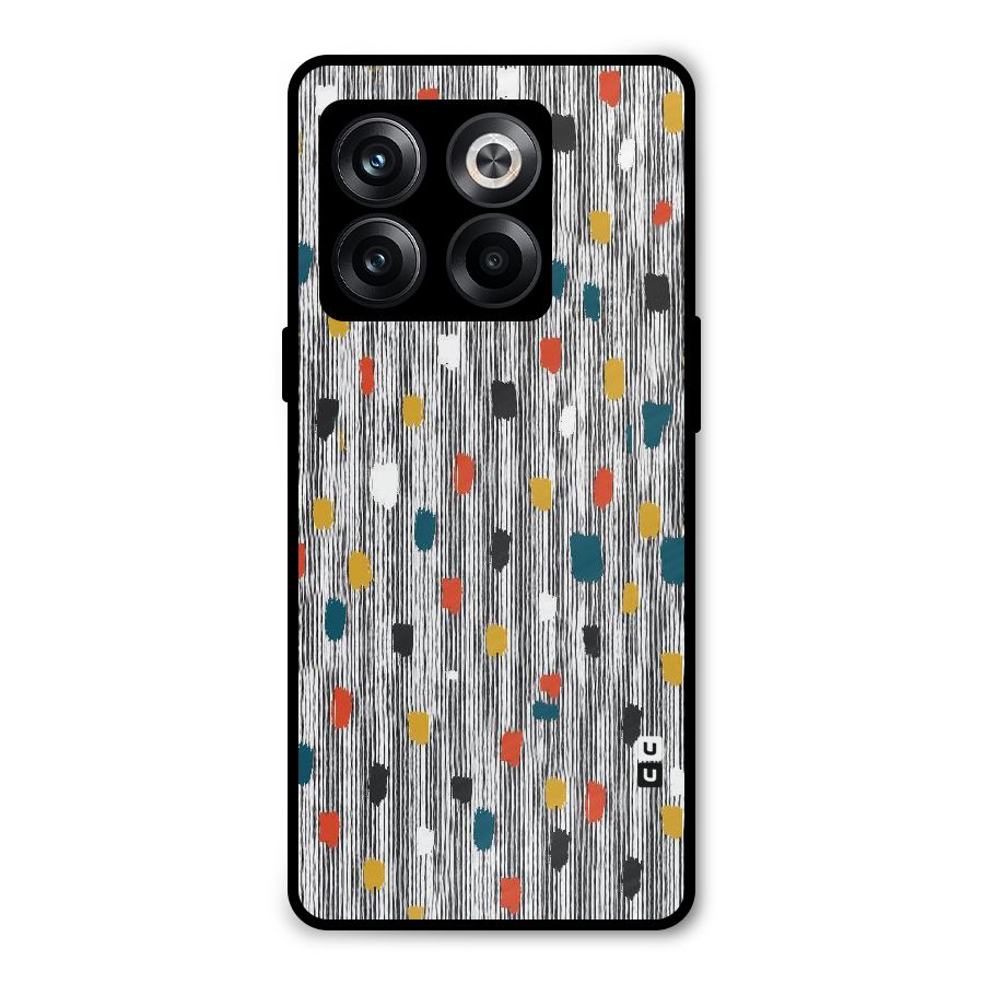 Single Paint Pattern Metal Back Case for OnePlus 10T