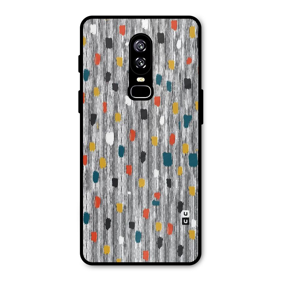 Single Paint Pattern Metal Back Case for OnePlus 6