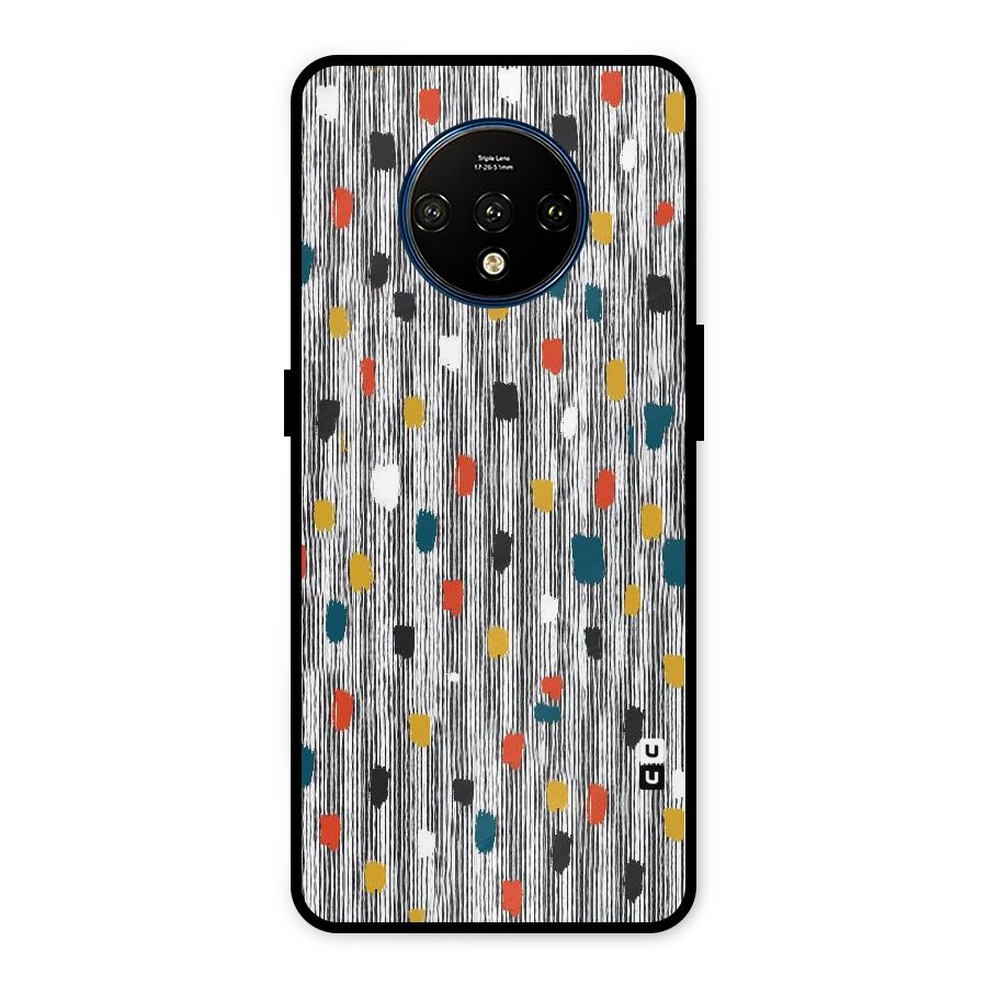 Single Paint Pattern Metal Back Case for OnePlus 7T
