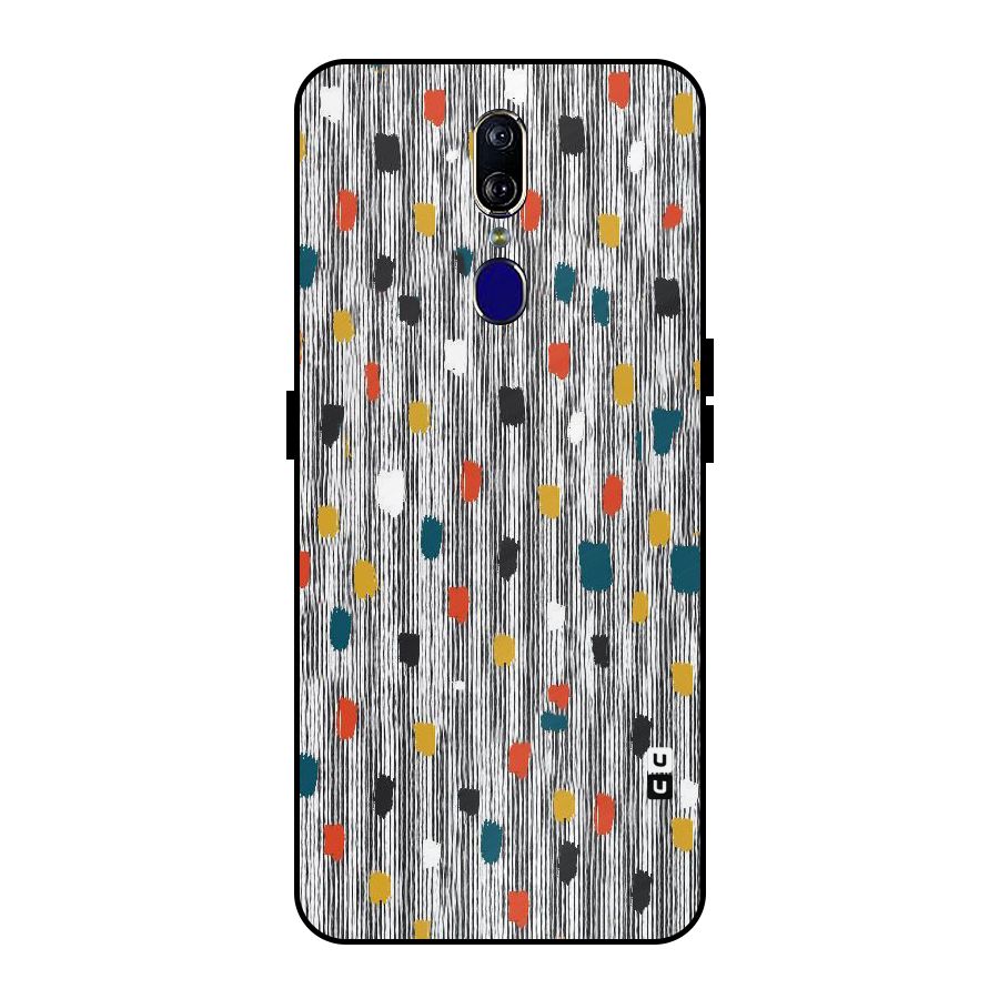 Single Paint Pattern Metal Back Case for Oppo F11