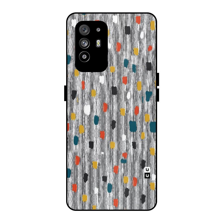 Single Paint Pattern Metal Back Case for Oppo F19 Pro Plus 5G