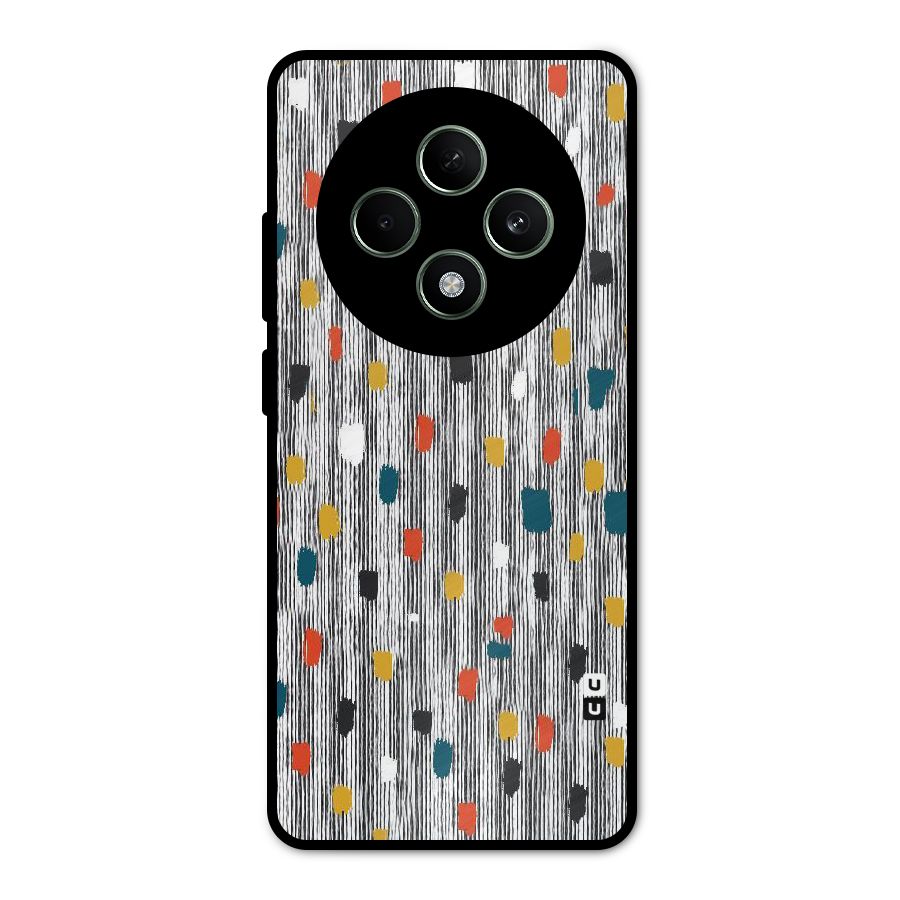 Single Paint Pattern Metal Back Case for Oppo F27