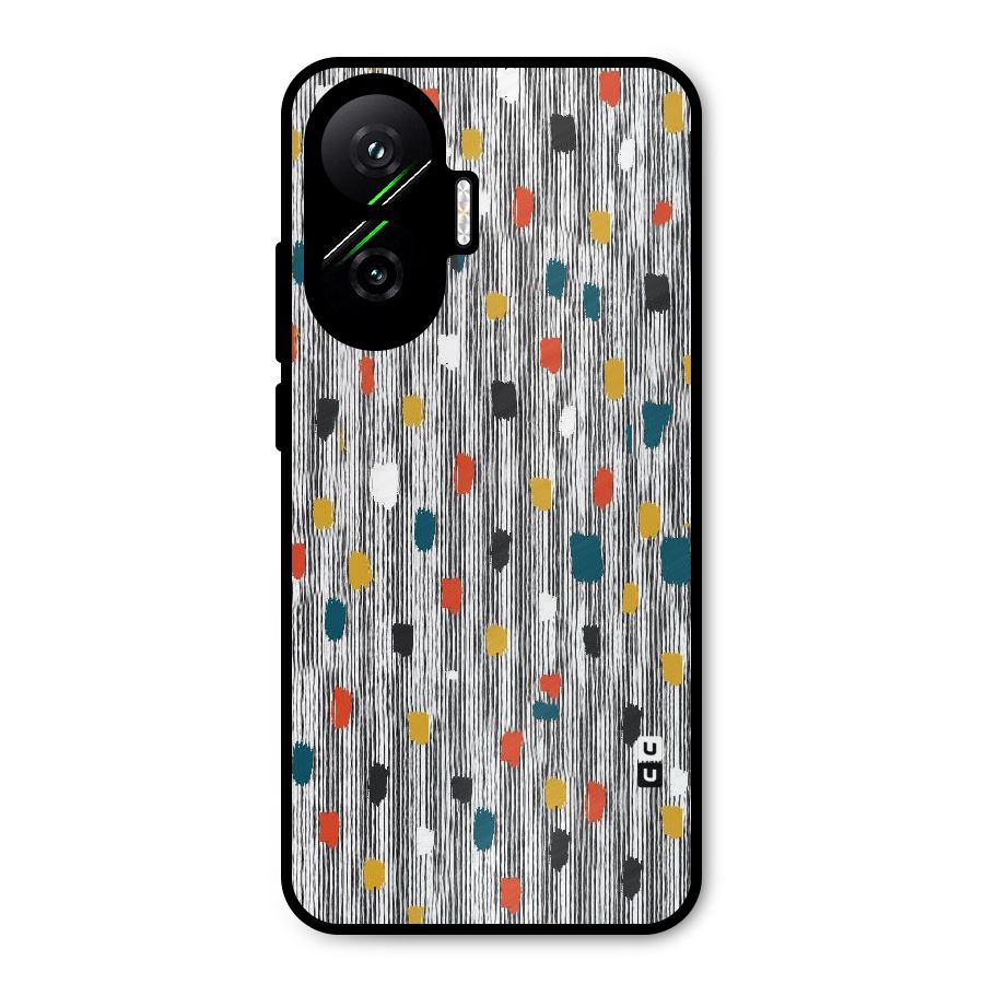 Single Paint Pattern Metal Back Case for Poco F7