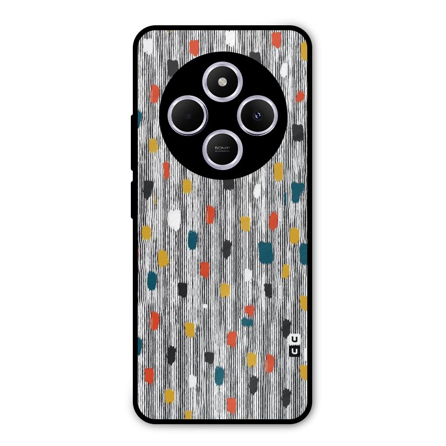 Single Paint Pattern Metal Back Case for Poco M7