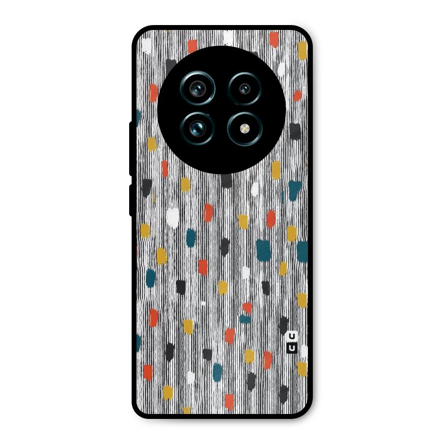 Single Paint Pattern Metal Back Case for Realme 13 Pro Plus