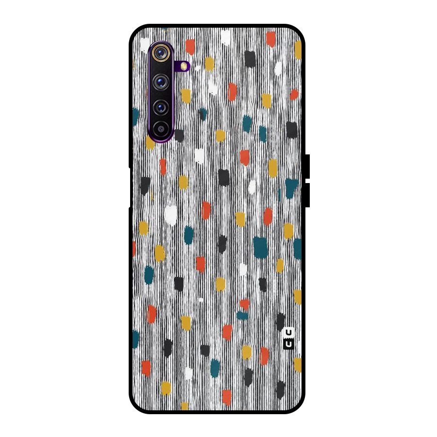 Single Paint Pattern Metal Back Case for Realme 6 Pro