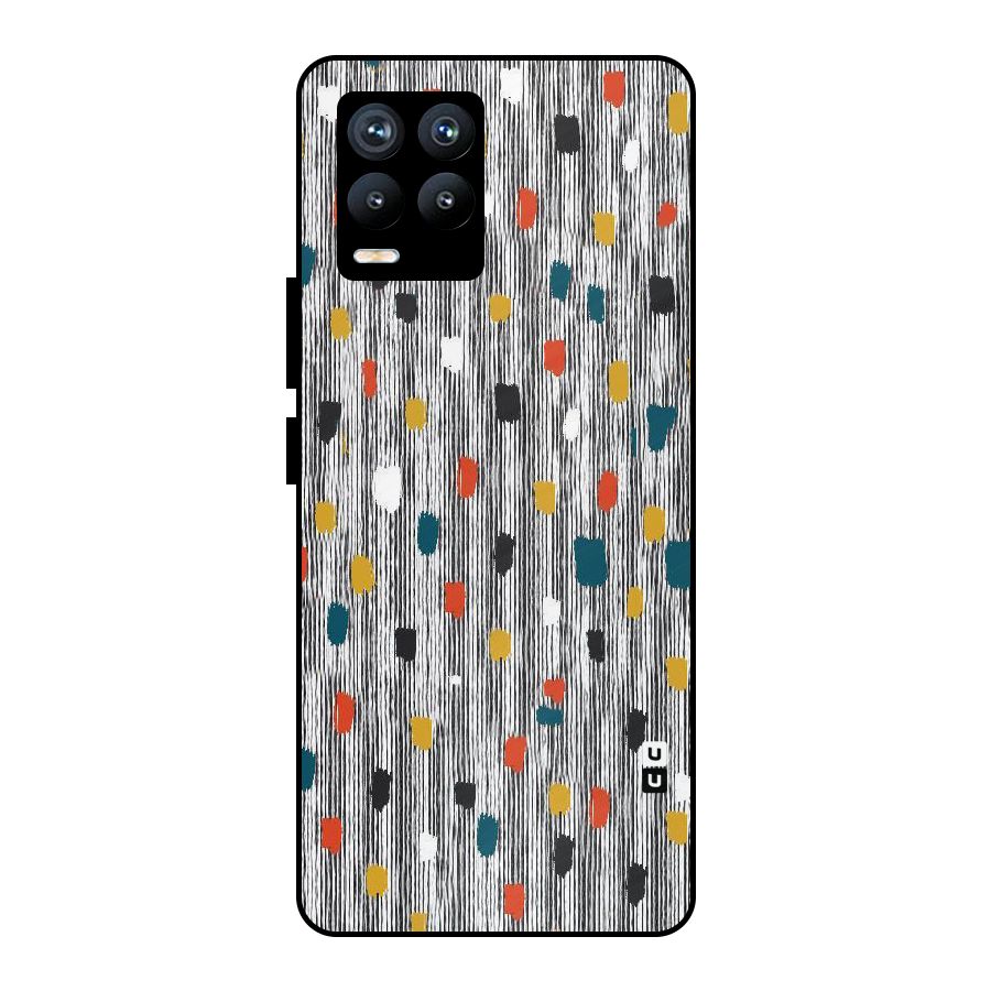 Single Paint Pattern Metal Back Case for Realme 8