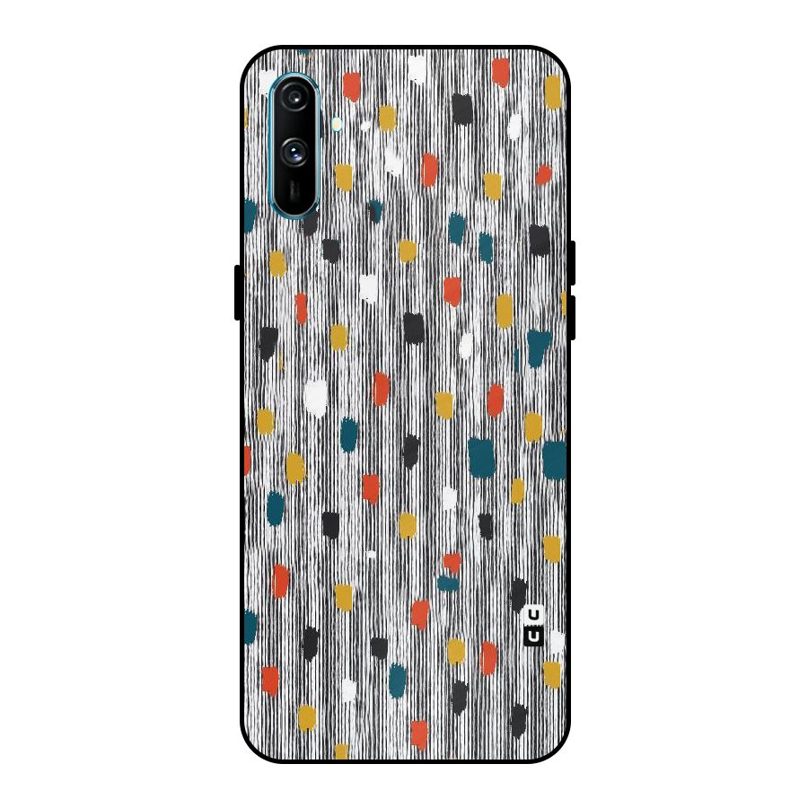 Single Paint Pattern Metal Back Case for Realme C3