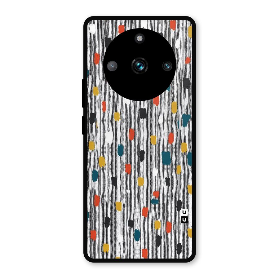 Single Paint Pattern Metal Back Case for Realme Narzo 60 Pro