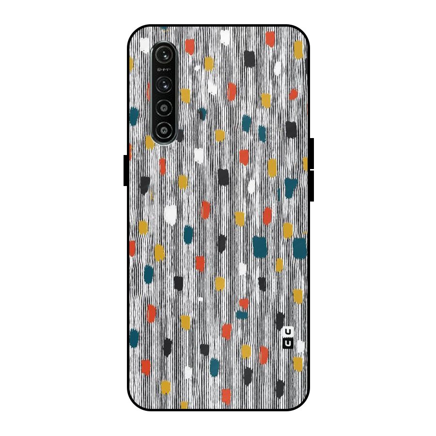 Single Paint Pattern Metal Back Case for Realme XT