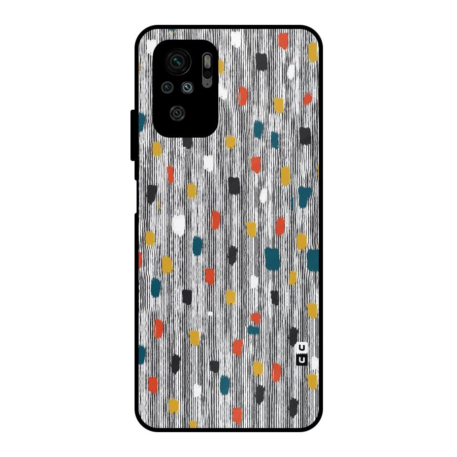 Single Paint Pattern Metal Back Case for Redmi Note 10S