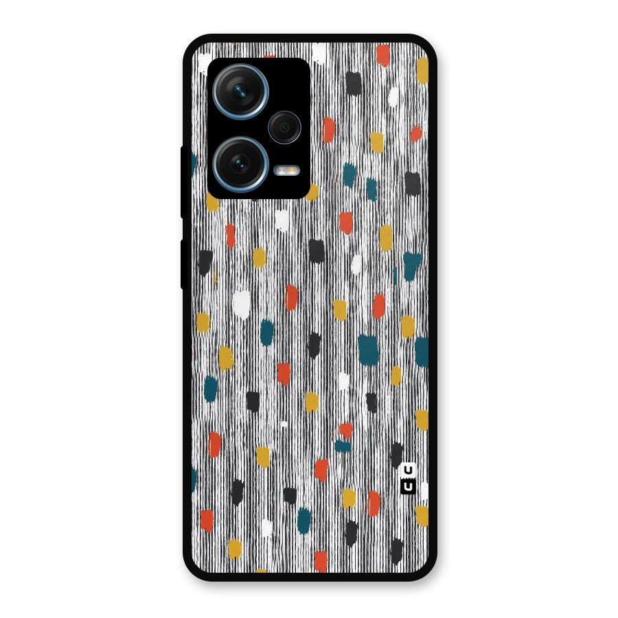 Single Paint Pattern Metal Back Case for Redmi Note 12 Pro Plus 5G