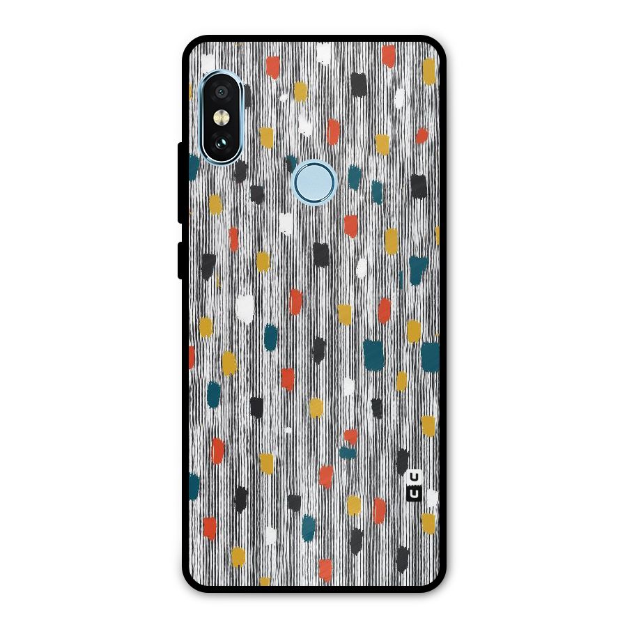 Single Paint Pattern Metal Back Case for Redmi Note 5 Pro