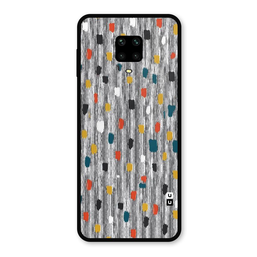 Single Paint Pattern Metal Back Case for Redmi Note 9 Pro Max