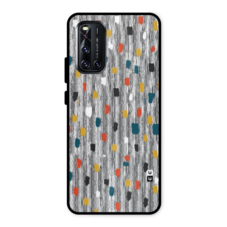 Single Paint Pattern Metal Back Case for Vivo V19