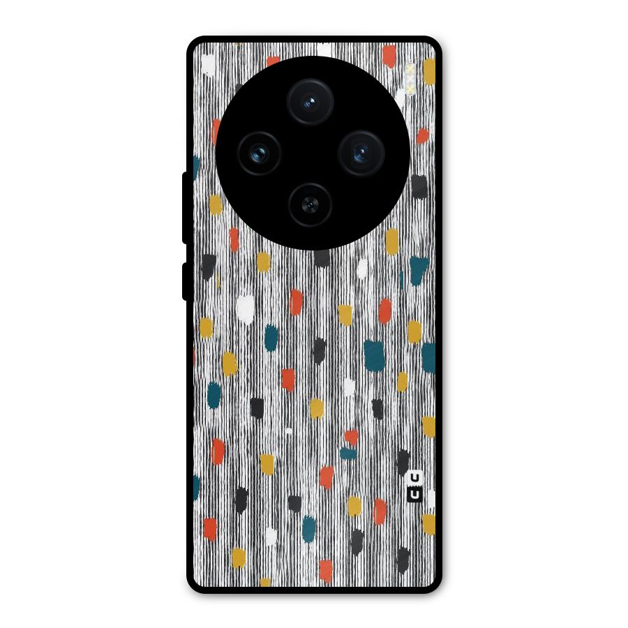 Single Paint Pattern Metal Back Case for Vivo X100