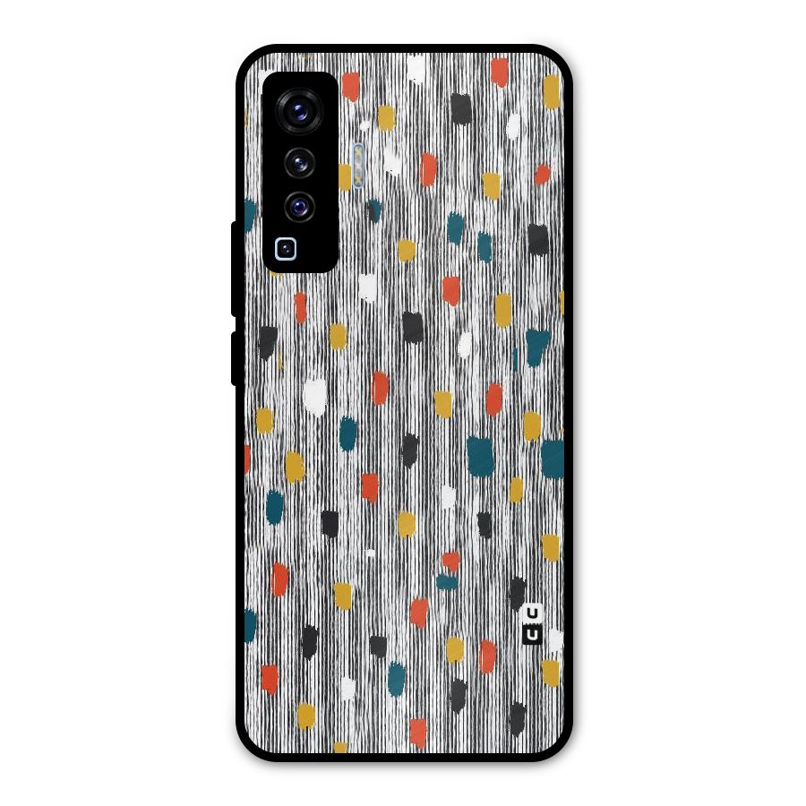 Single Paint Pattern Metal Back Case for Vivo X50