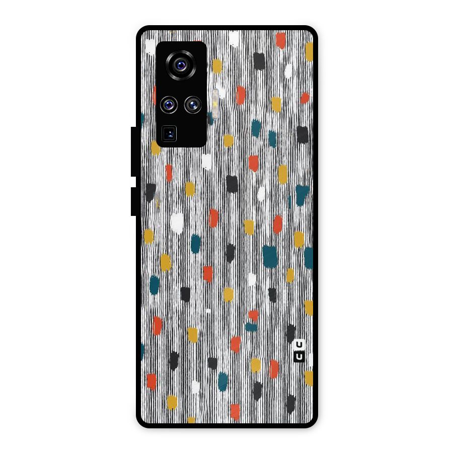 Single Paint Pattern Metal Back Case for Vivo X50 Pro