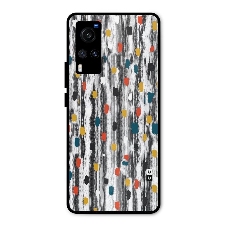 Single Paint Pattern Metal Back Case for Vivo X60