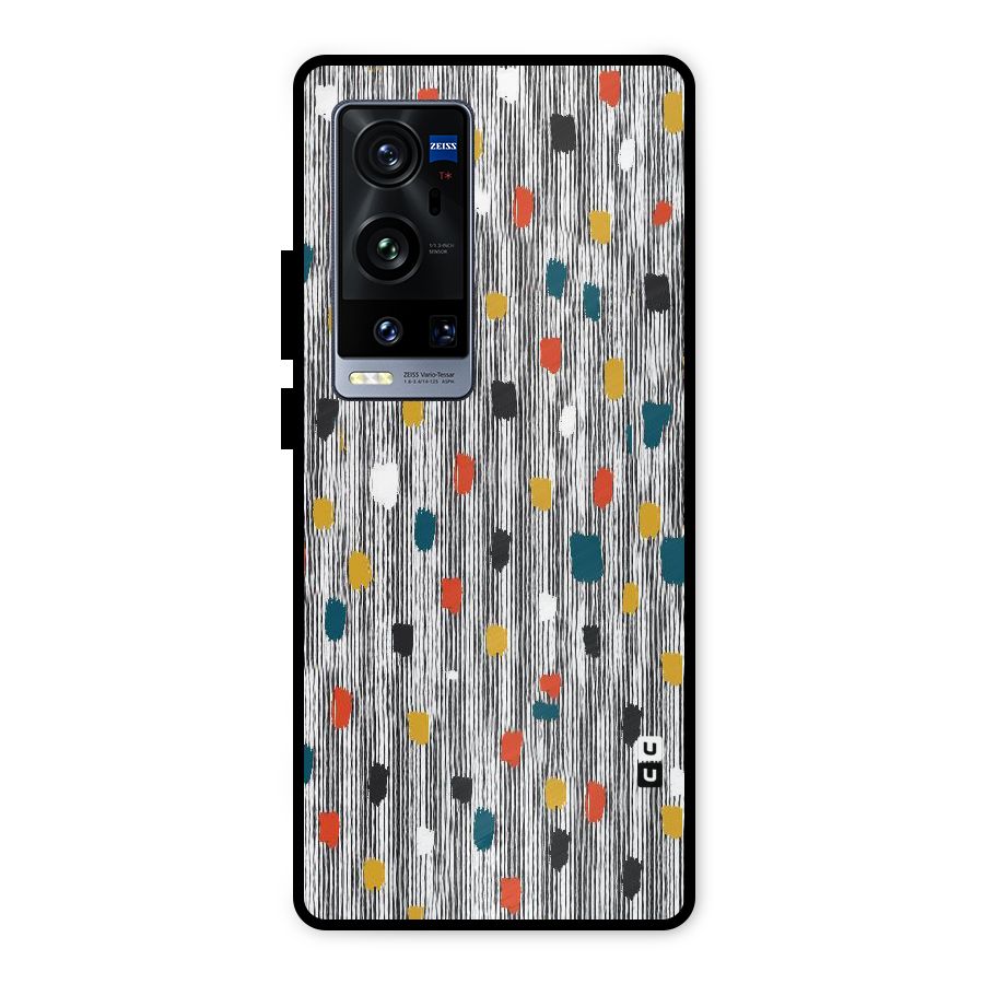 Single Paint Pattern Metal Back Case for Vivo X60 Pro Plus