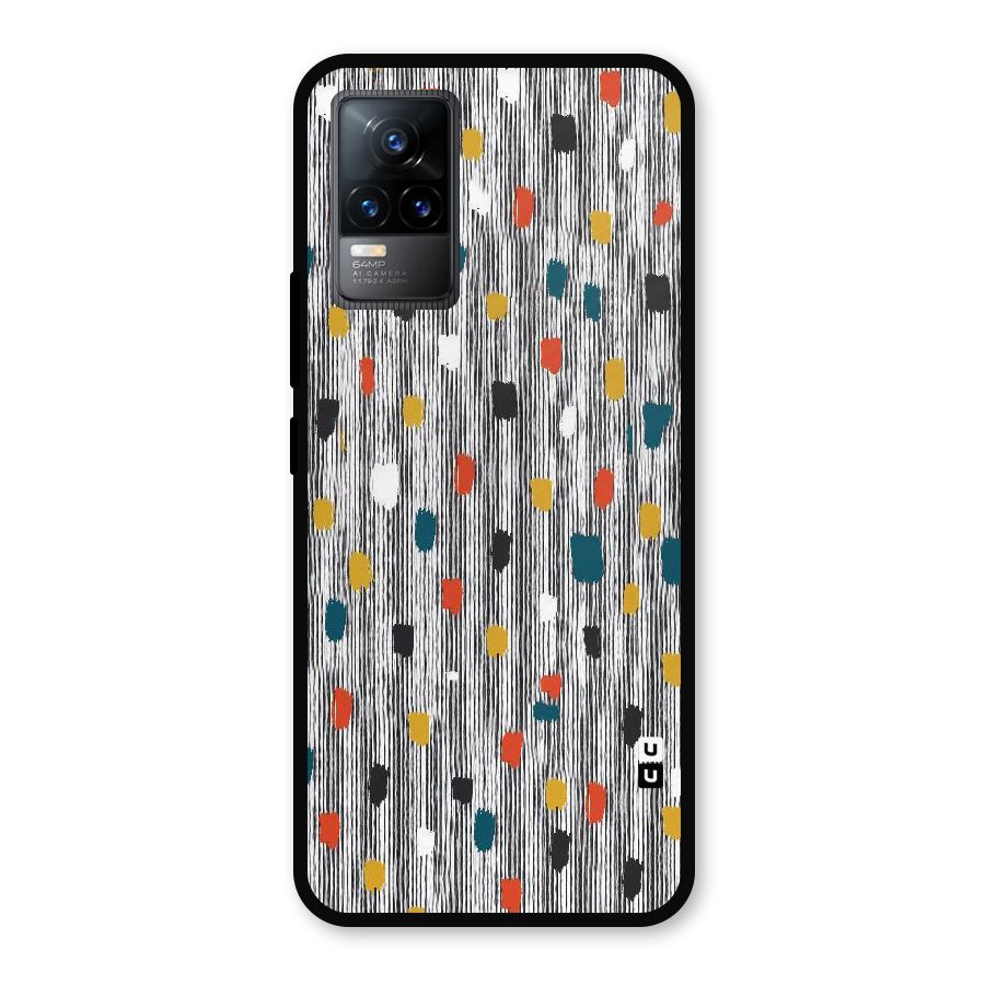 Single Paint Pattern Metal Back Case for Vivo Y73