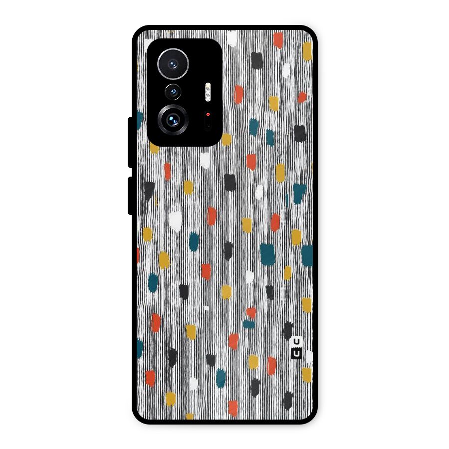 Single Paint Pattern Metal Back Case for Xiaomi 11T Pro