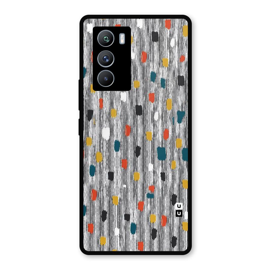 Single Paint Pattern Metal Back Case for iQOO 9 SE