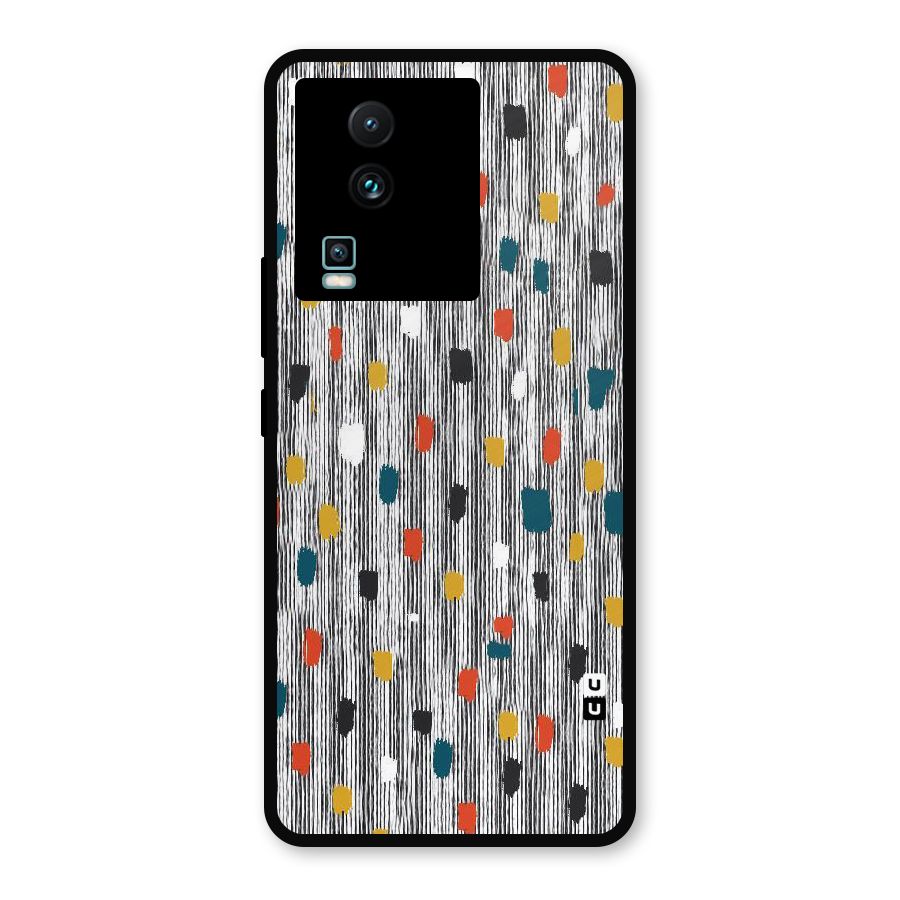 Single Paint Pattern Metal Back Case for iQOO Neo 7 Pro
