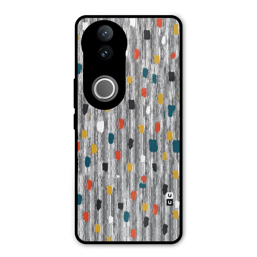 Single Paint Pattern Metal Back Case for iQOO Z10R