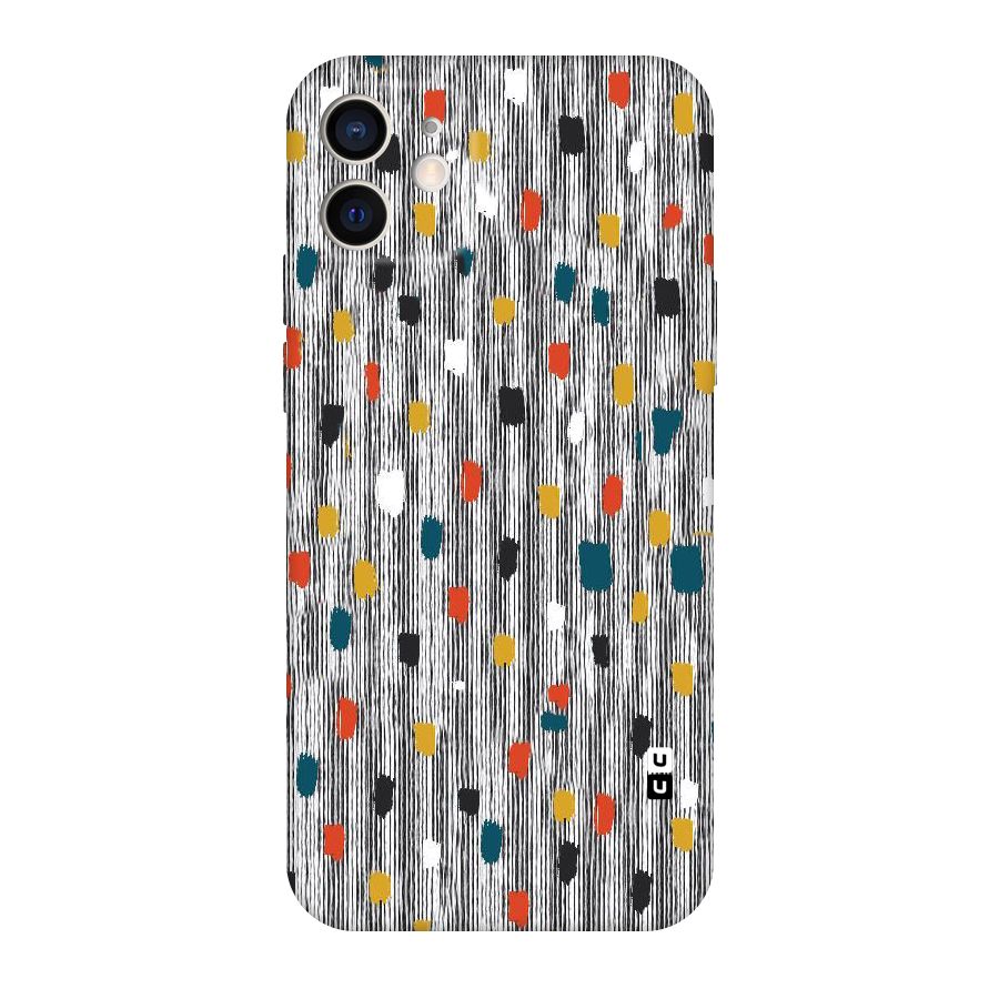 Single Paint Pattern Original Polycarbonate Back Case for iPhone 12