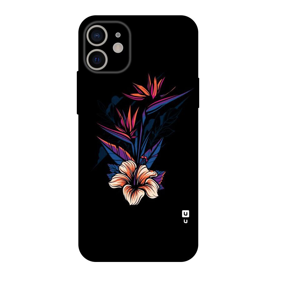 Single Painted Flower Original Polycarbonate Back Case for iPhone 11