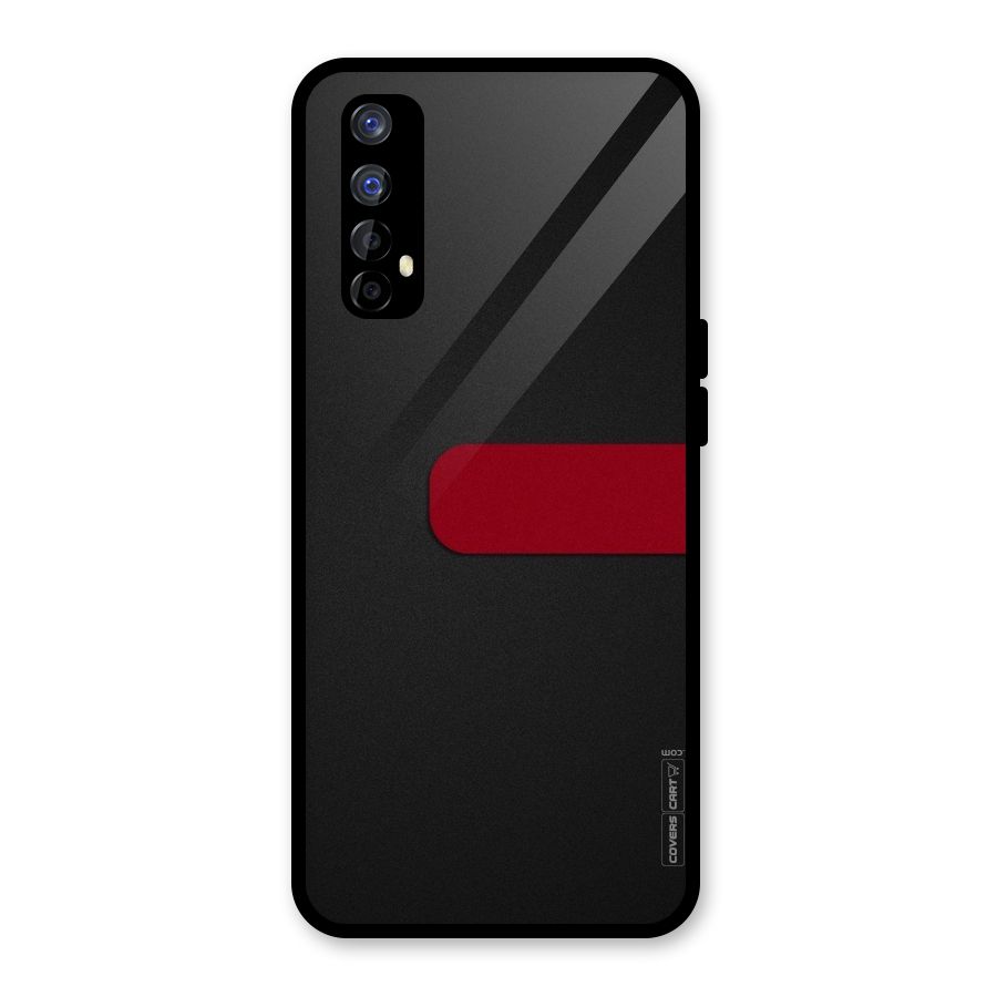 Single Red Stripe Glass Back Case for Realme Narzo 20 Pro