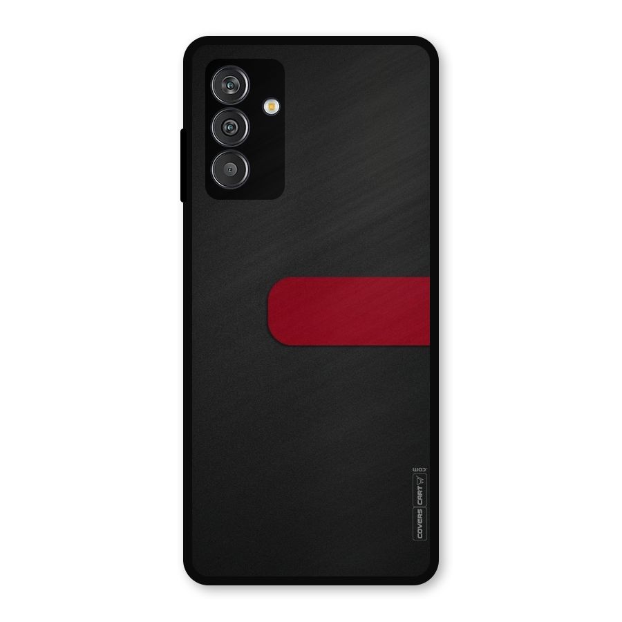 Single Red Stripe Metal Back Case for Galaxy F13
