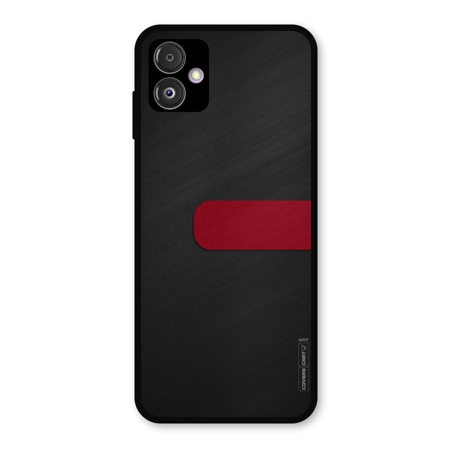Single Red Stripe Metal Back Case for Galaxy F14