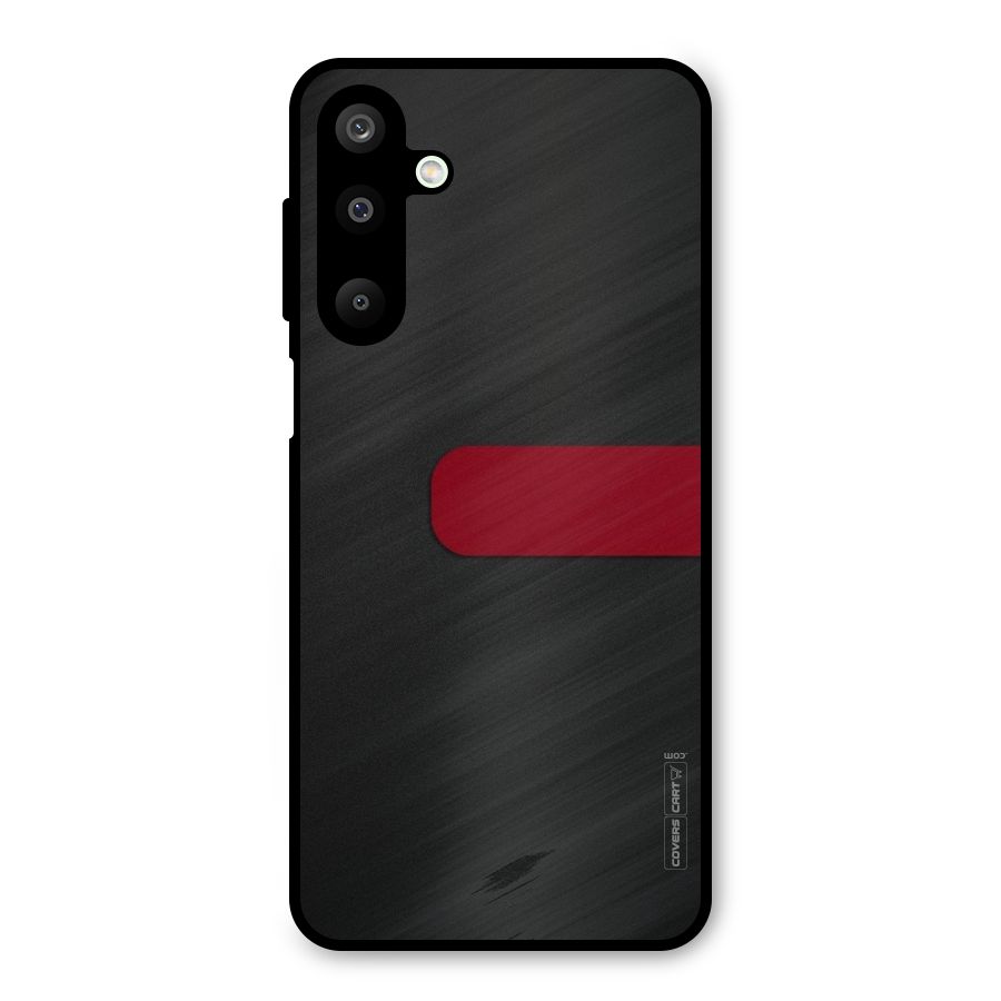 Single Red Stripe Metal Back Case for Galaxy M16