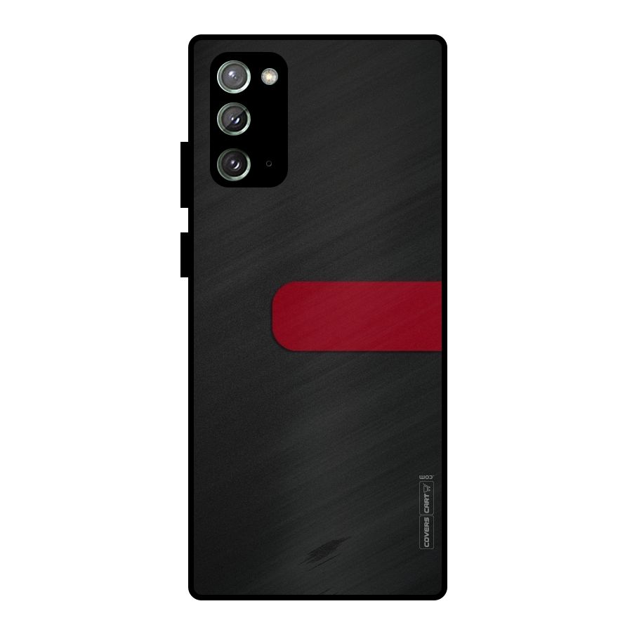 Single Red Stripe Metal Back Case for Galaxy Note 20