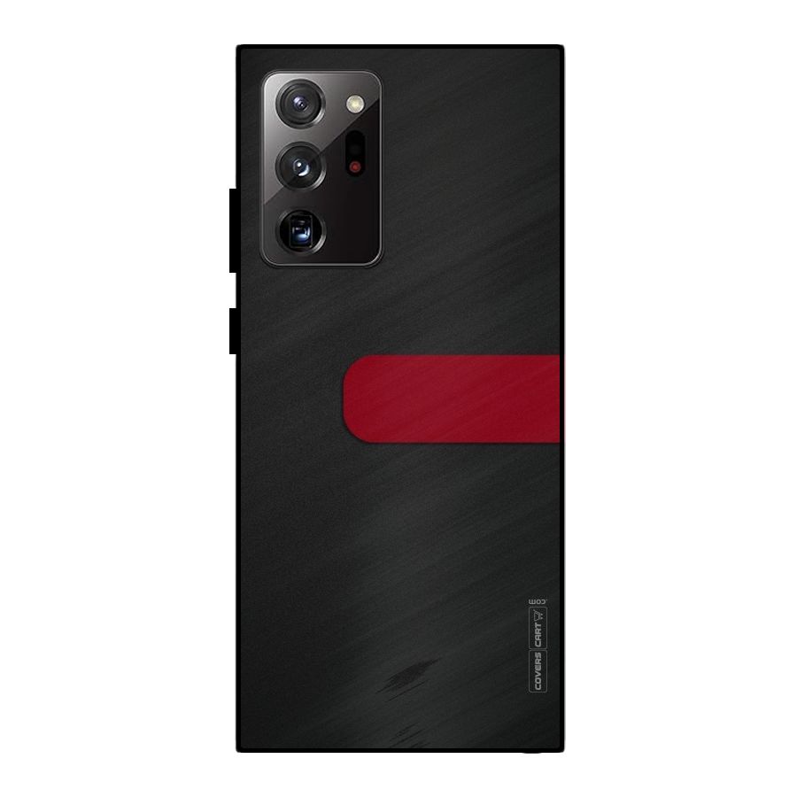 Single Red Stripe Metal Back Case for Galaxy Note 20 Ultra