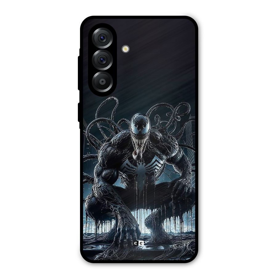 Sitting Venom Metal Back Case for Galaxy A36