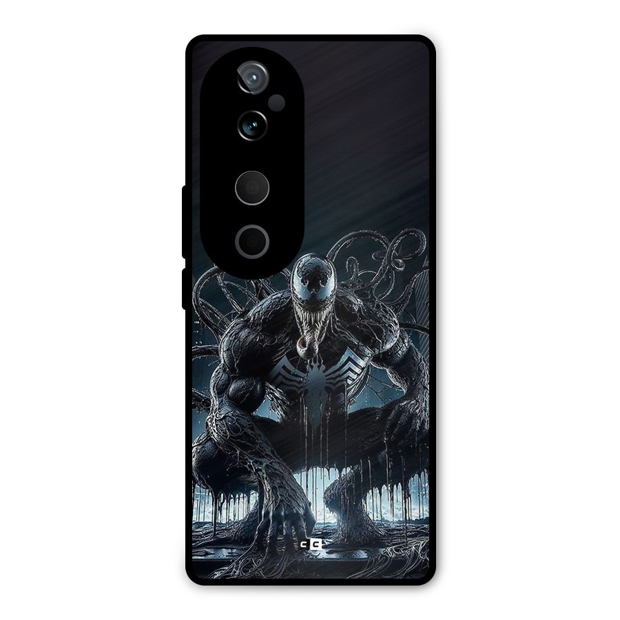 Sitting Venom Metal Back Case for Vivo T3 Ultra