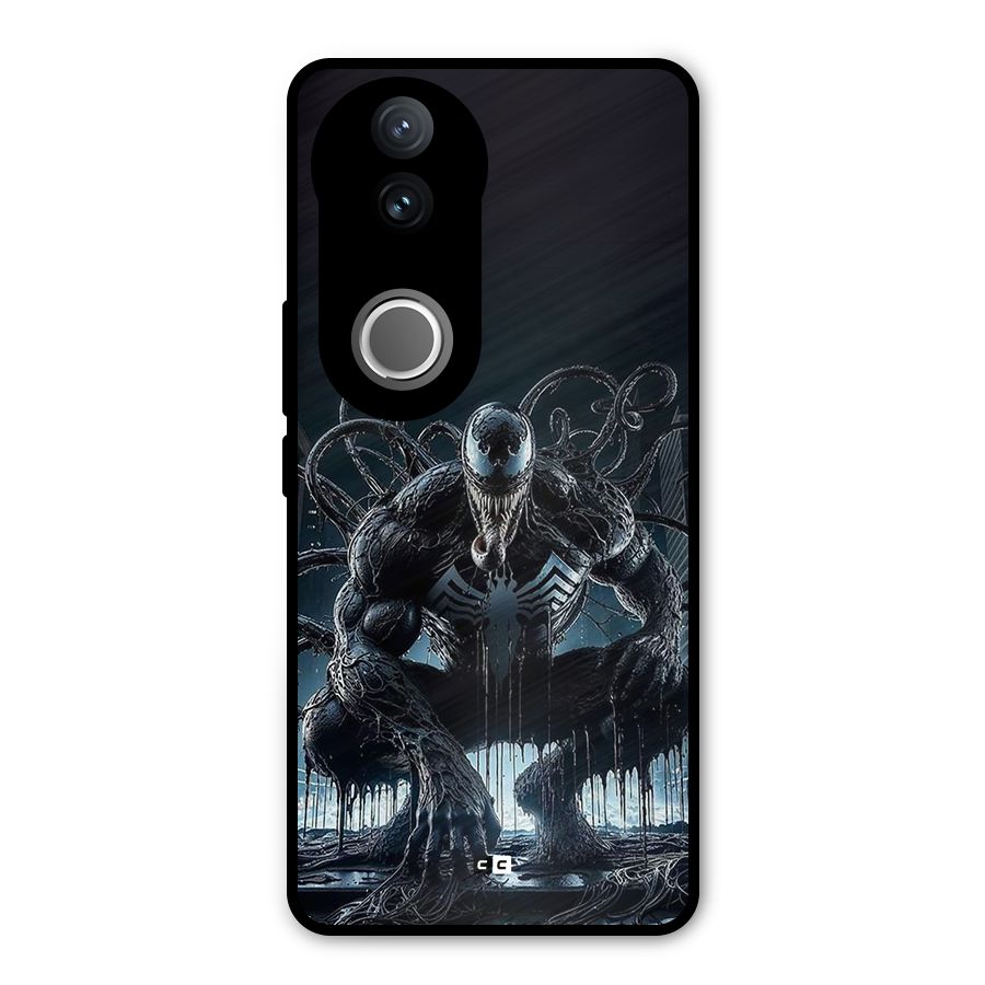 Sitting Venom Metal Back Case for Vivo V50e