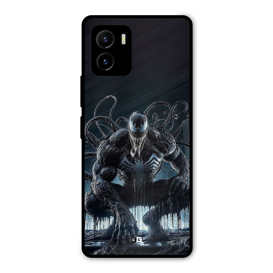 Sitting Venom Metal Back Case for Vivo Y15s