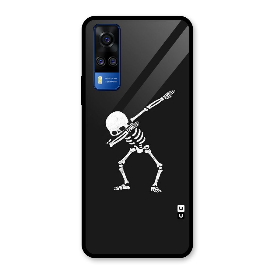 Skeleton Dab White Glass Back Case for Vivo Y31