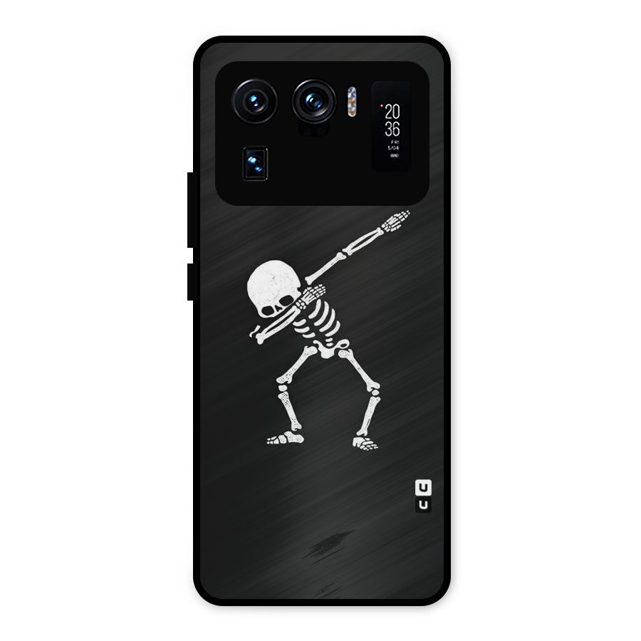 Skeleton Dab White Metal Back Case for Mi 11 Ultra