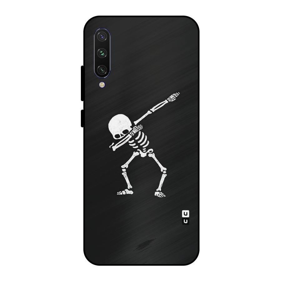 Skeleton Dab White Metal Back Case for Mi A3