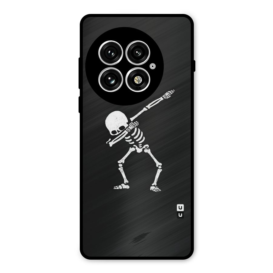 Skeleton Dab White Metal Back Case for OnePlus 13