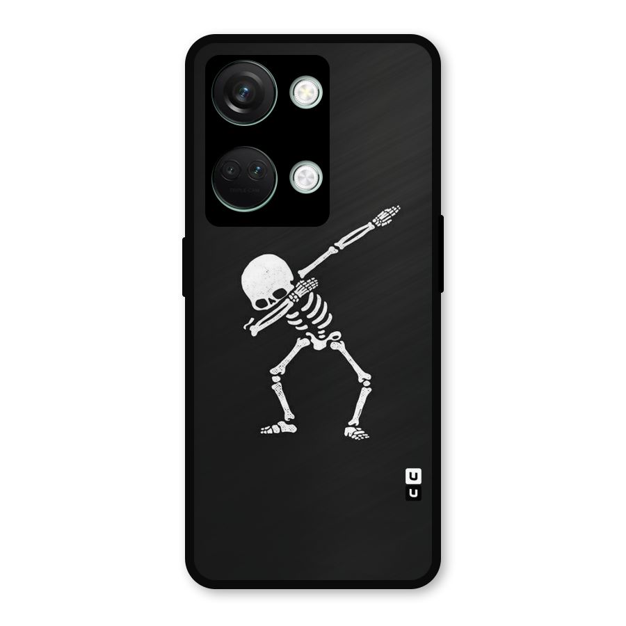 Skeleton Dab White Metal Back Case for OnePlus Nord 3