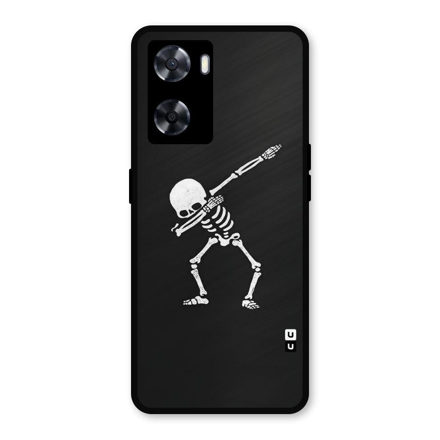 Skeleton Dab White Metal Back Case for OnePlus Nord N20 SE