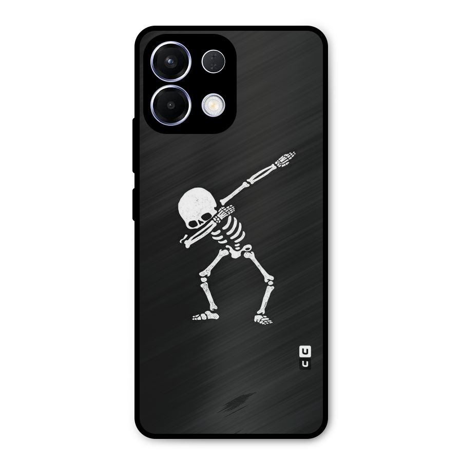 Skeleton Dab White Metal Back Case for Oppo K13