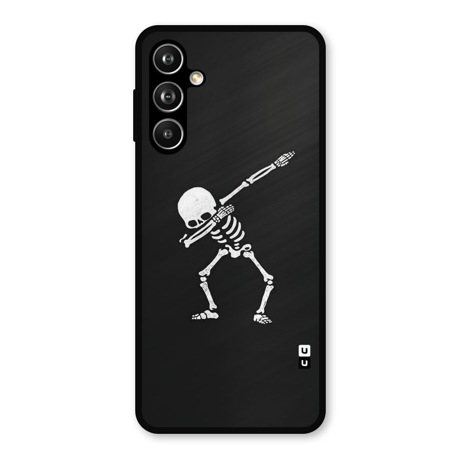 Skeleton Dab White Metal Back Case for Samsung Galaxy M54