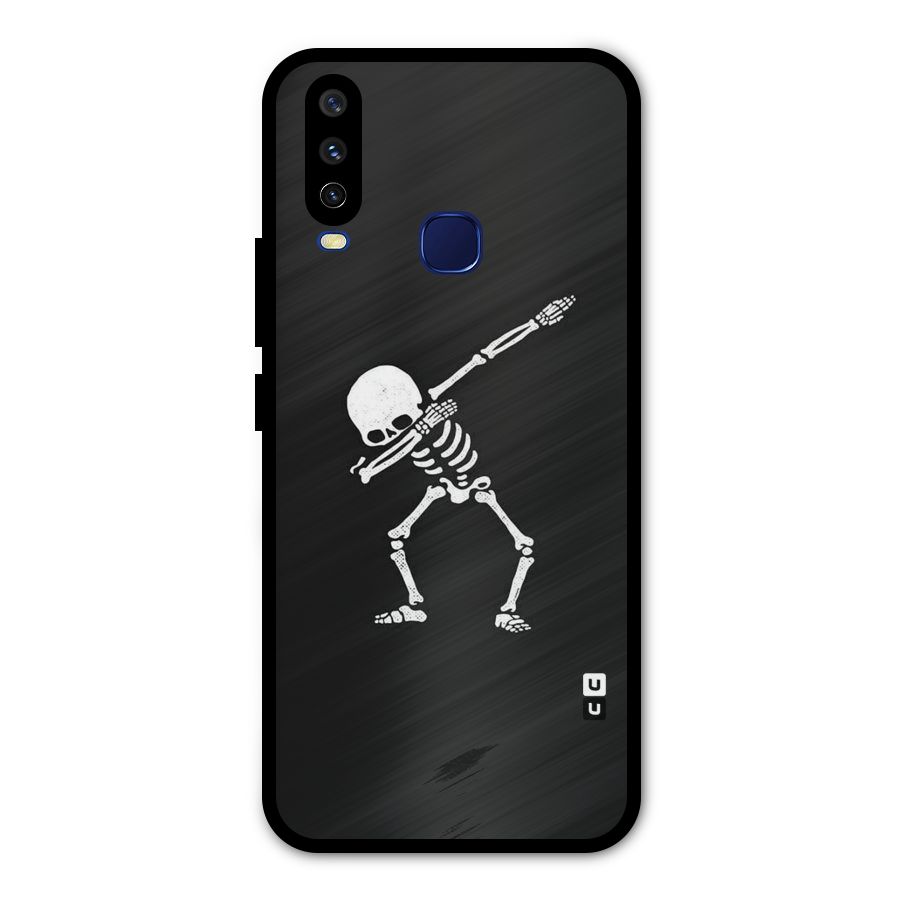 Skeleton Dab White Metal Back Case for Vivo V17